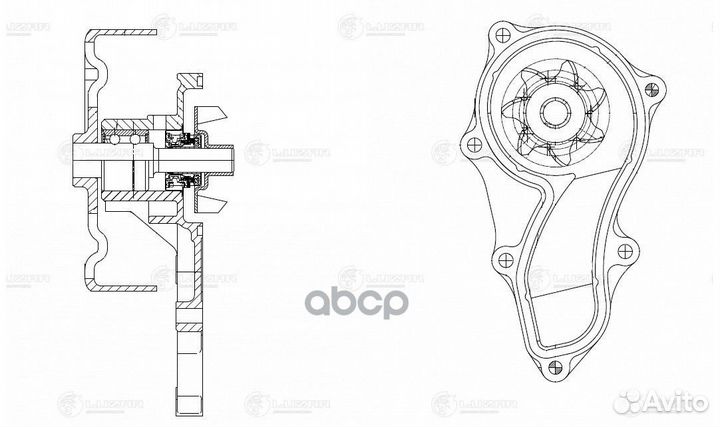 Насос водяной (помпа) LWP2320 luzar