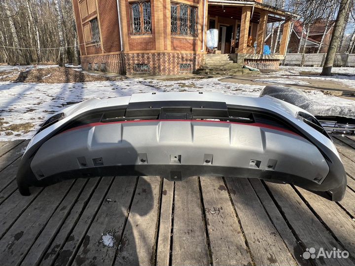 Бампер Chery Tiggo 4 pro (в сборе) (Искрящийся бел