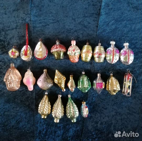 Елочные игрушки СССР 60-70 годы