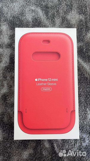 Кожаный чехол iPhone 12 mini Оригинал