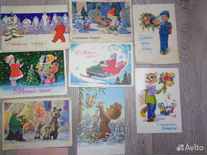 Открытки зарубин СССР цена за лот