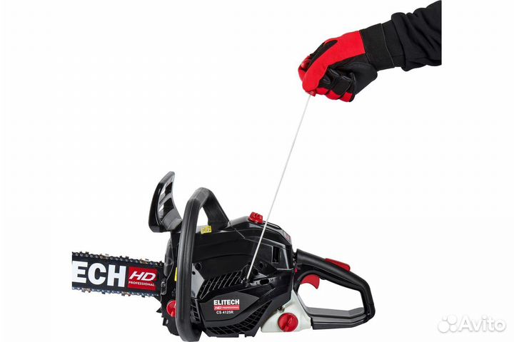 Пила цепная бензиновая Elitech