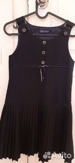 Сарафан Индиго школьный синий 146-72-63