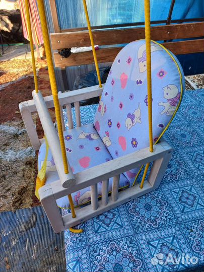 Качели детские подвесные уличные