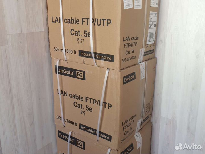 Кабель витая пара UTP 5e bion 305 метров бухта