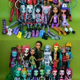 Много кукол Monster High