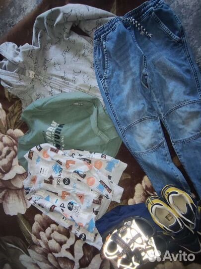 Вещи пакетом на мальчика 128-134