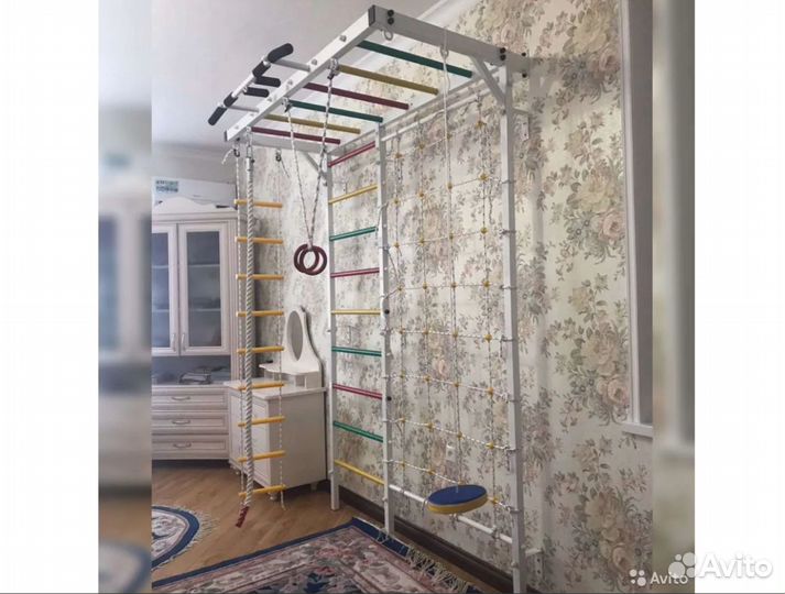 Шведская стенка - Рукоход, брусья, скамья, лазанка