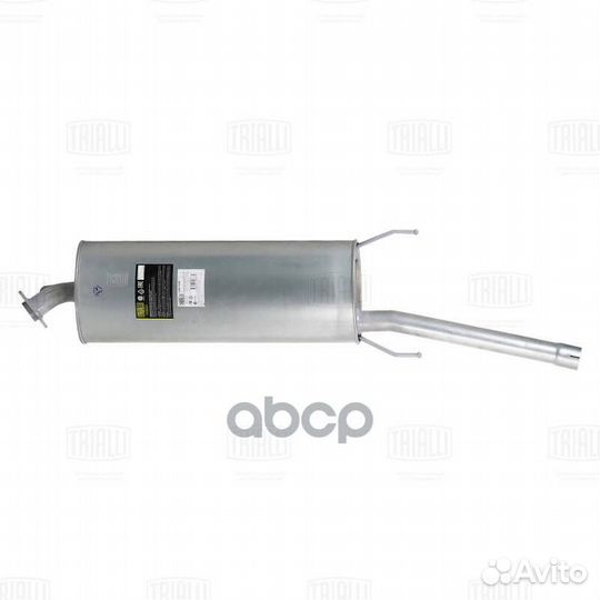 Глушитель toyota RAV 4 (06) 2.0i/2.4i доп. (алюм