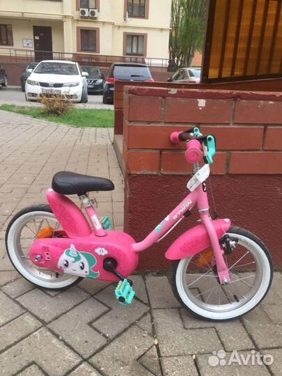 Велосипед btwin для девочки 3-5 лет