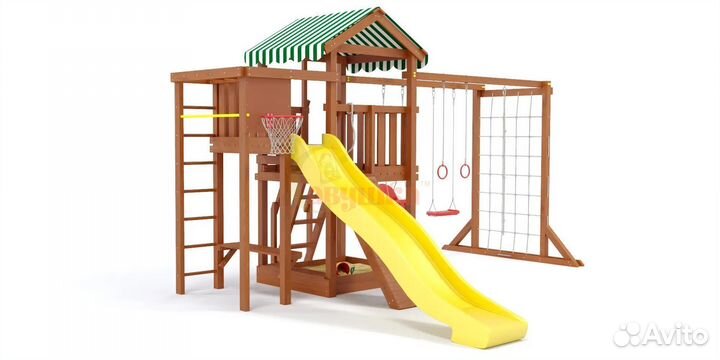 Детская площадка Савушка Мастер 4М плюс Горка 3 м
