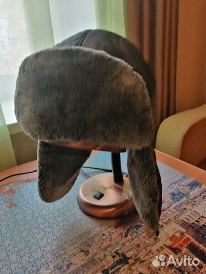 Мужская зимняя шапка ушанка меховая