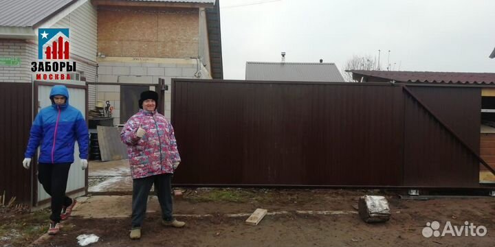 Откатные ворота 