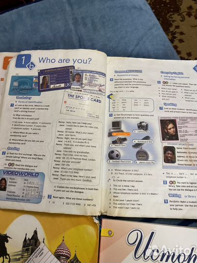 Учебники и тетради Англиского6 класс