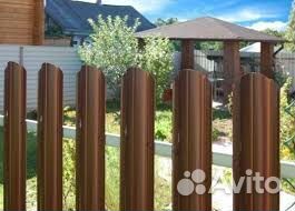 Штакетник металлический