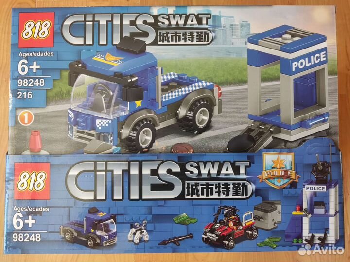 Конструктор 818 cities swat Police