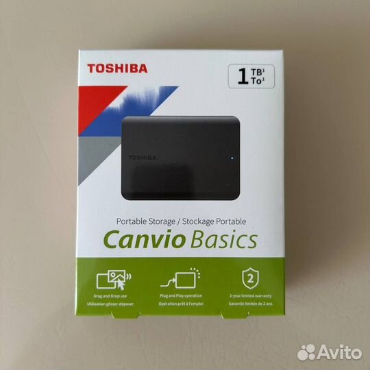 Внешний жесткий диск 1тб Toshiba