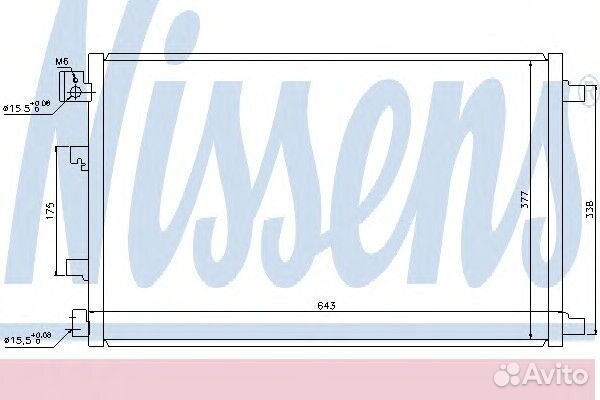 Радиатор кондиционера nissan: qashqai/qashqai +2 I