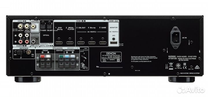Домашний ресивер denon и акустика Heco