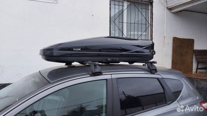 Бокс на крышу люкс Ирбис 175-85-40 чер глянец