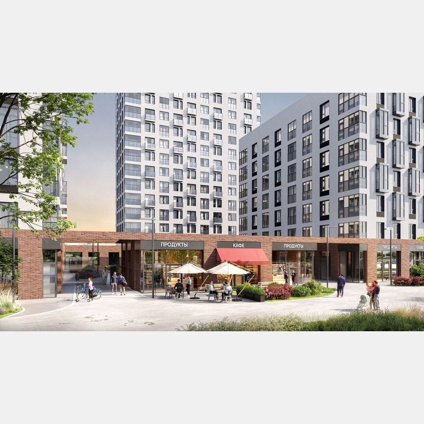 1-к. квартира, 35,7 м², 1/12 эт.