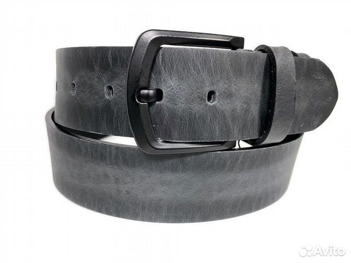 Ремень мужской кожаный Премиум 2043