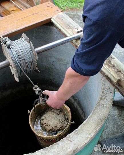 Чистка, копка, углубление колодцев