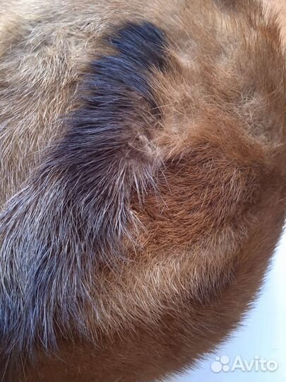 Шапка норковая женская бу