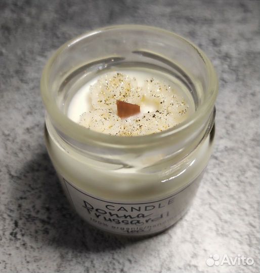 Ароматическая свеча ручной работы