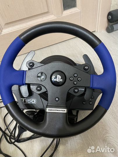 Руль игровой thrustmaster t150 с родными педалями