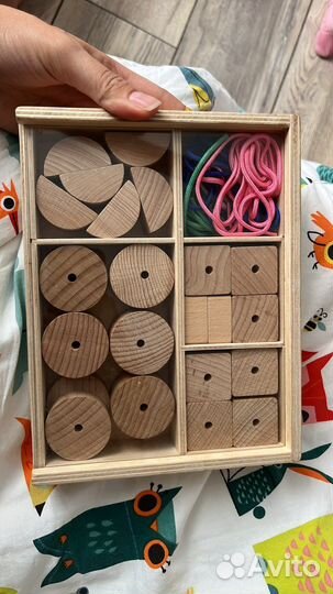 Деревянные бусы IKEA