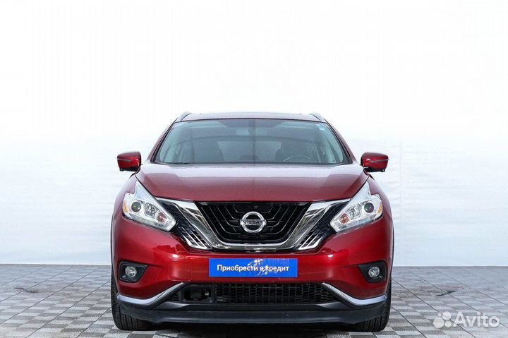 Nissan Murano 3.5 CVT, 2017, 78 000 км