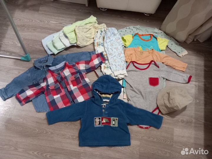 Мешок одежды и обуви для мальчика 6-12 месяцев