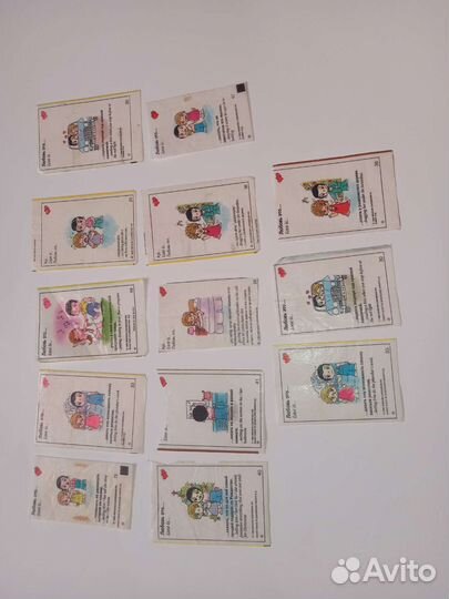 Вкладыши от жевательной резинки 