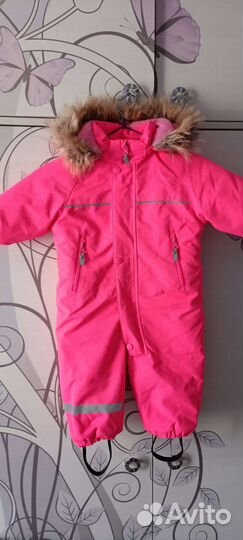 Зимний комбинезон для девочки 80