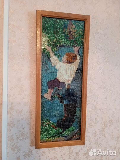 Картина бисером ручной работы