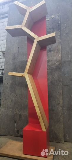Декоративный стеллаж