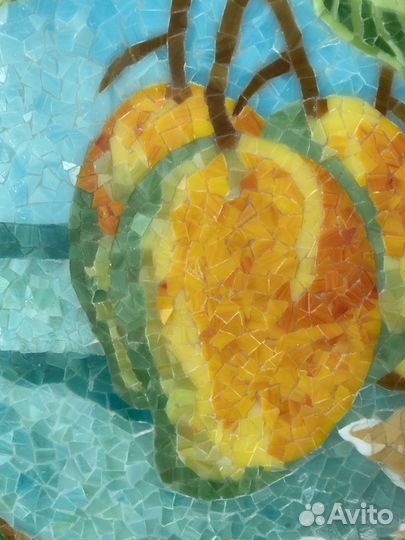 Панно мозаика из стекла «Манго»