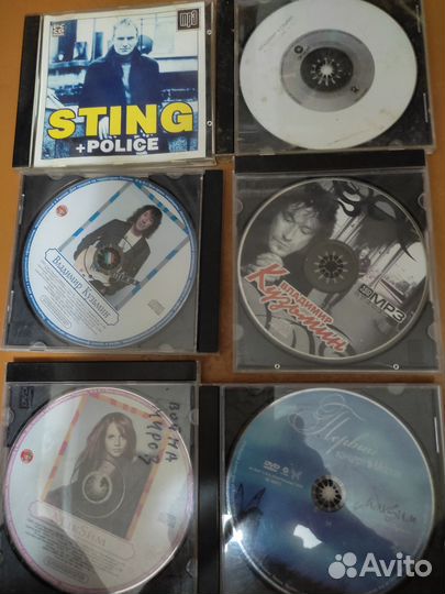 Cd и мр3 диски с музыкой