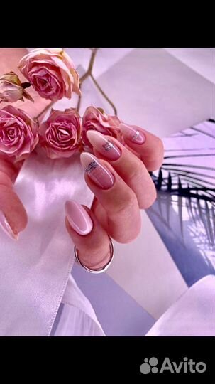 Наращивание,аппаратный маникюр,педикюр