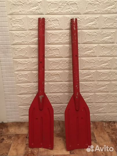 Вёсла СССР металл.для надувной лодки