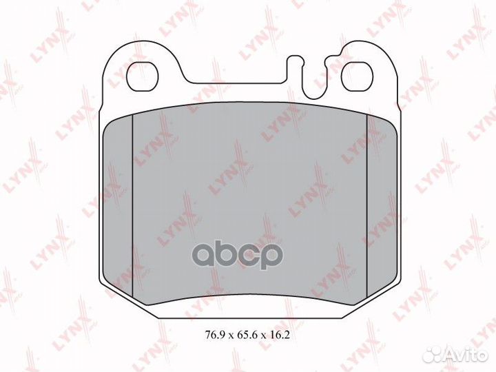 Колодки тормозные дисковые зад mercedes-BEN