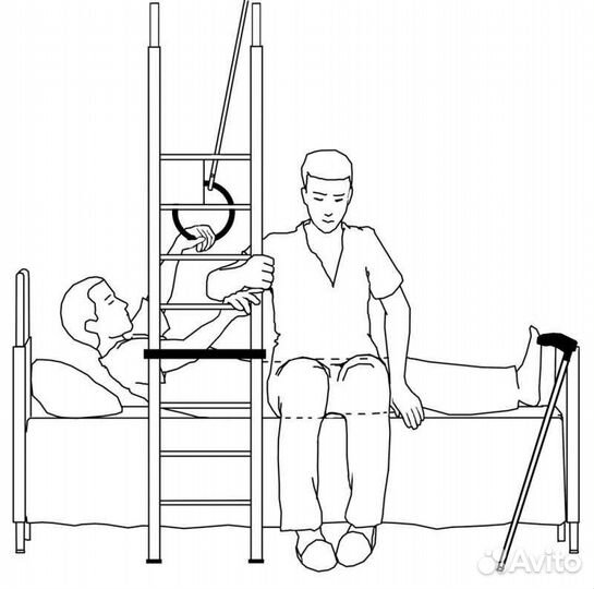 Комплекс для подъёма с кровати 