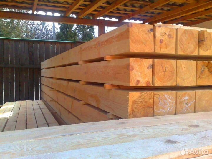 Брус из сосны 100х150мм, гост