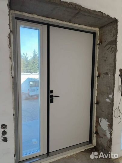 Дверь двустворчатая терморазрыв нестандарт входная