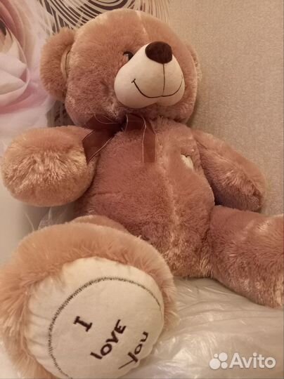 Плюшевый медведь новый люкс