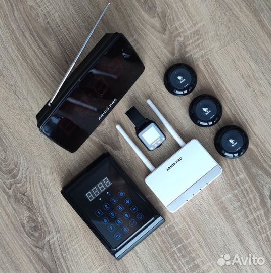 Система вызова персонала беспроводная - комплект