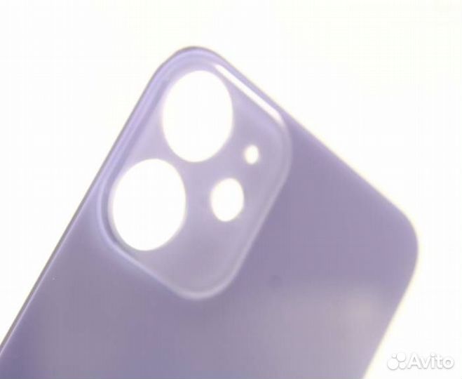 Задняя крышка для iPhone 12 mini Фиолетовая (Стекл