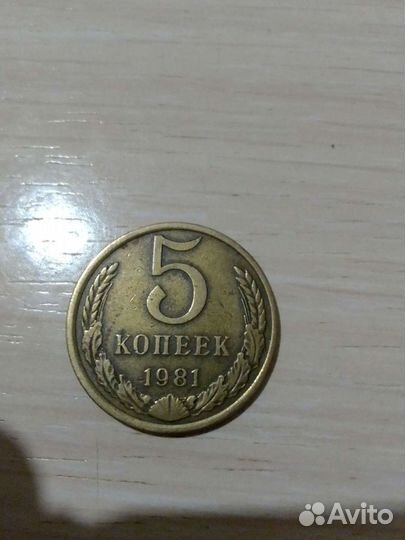 5 копеек 1981 года СССР