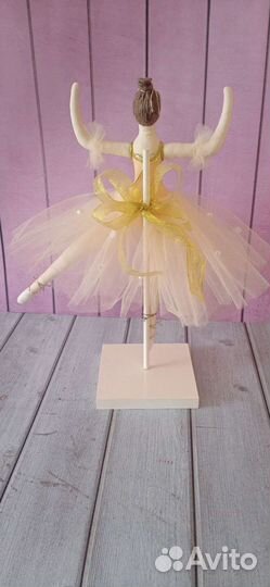 Интерьерная кукла тильда. Балерина Майя